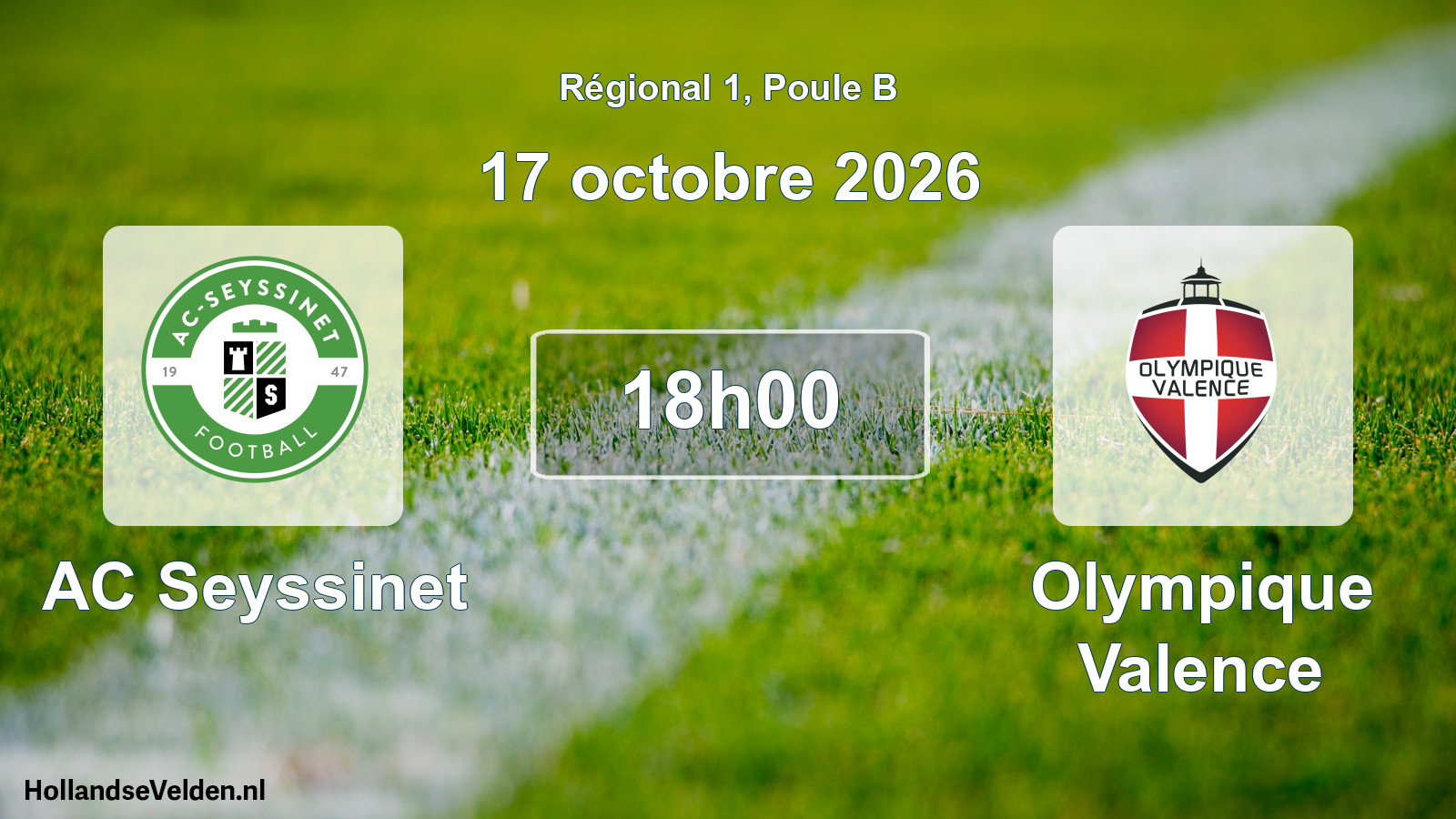 Scheduled Match: AC Seyssinet - Olympique Valence (17 October 2026)