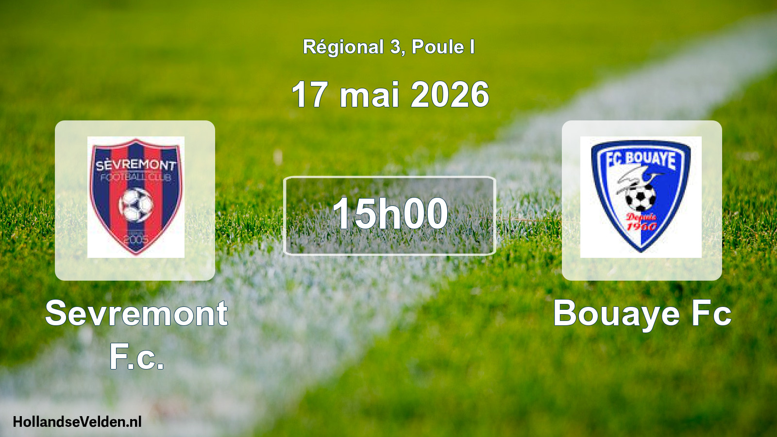 Scheduled Match: Sevremont F.c. - Bouaye Fc (17 May 2026)