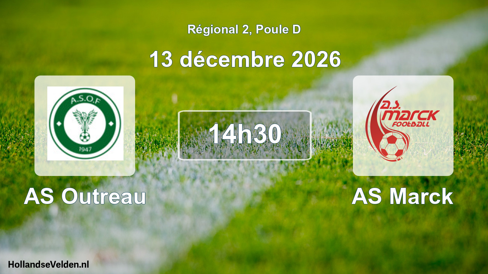 Scheduled Match: AS Outreau - AS Marck (13 December 2026)