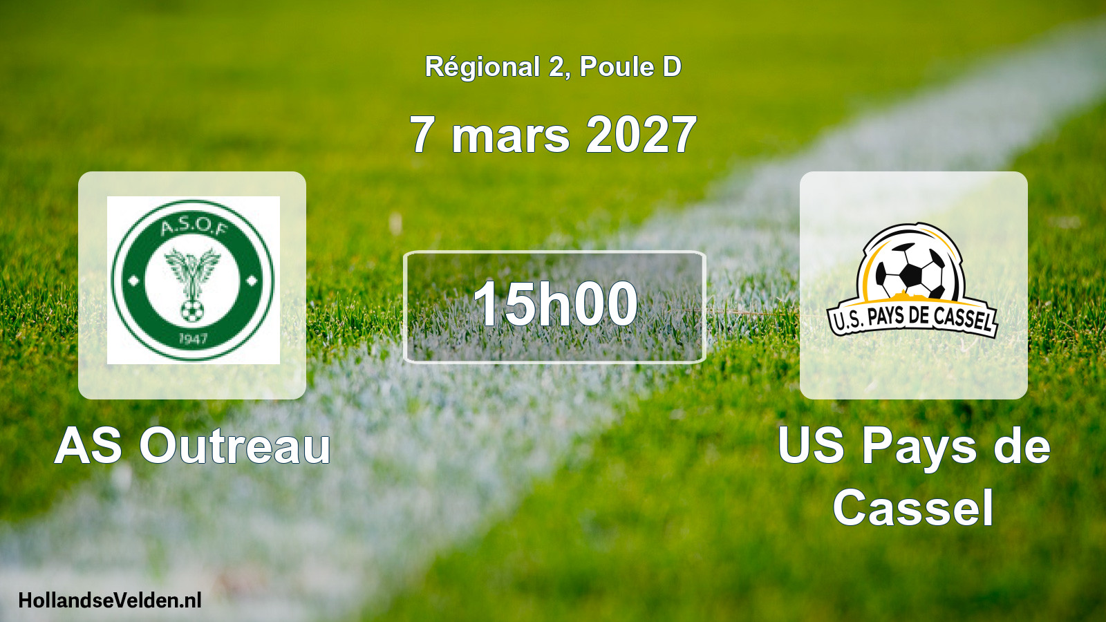 Scheduled Match: AS Outreau - US Pays de Cassel (7 March 2027)
