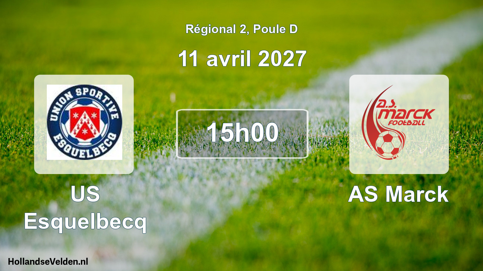 Scheduled Match: US Esquelbecq - AS Marck (11 April 2027)