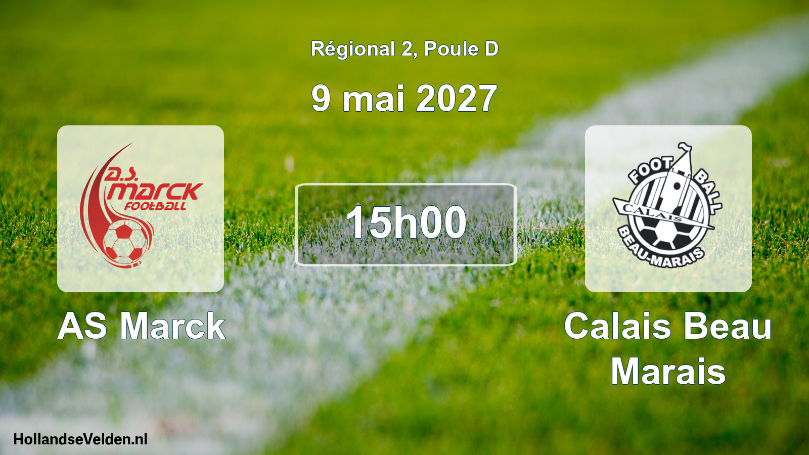 Scheduled Match: AS Marck - Calais Beau Marais (9 May 2027)