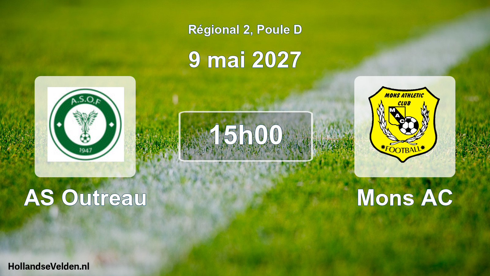 Scheduled Match: AS Outreau - Mons AC (9 May 2027)
