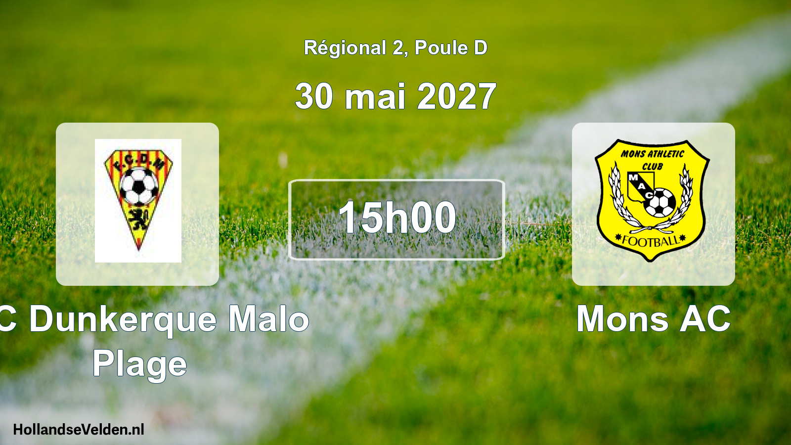 Scheduled Match: FC Dunkerque Malo Plage - Mons AC (30 May 2027)