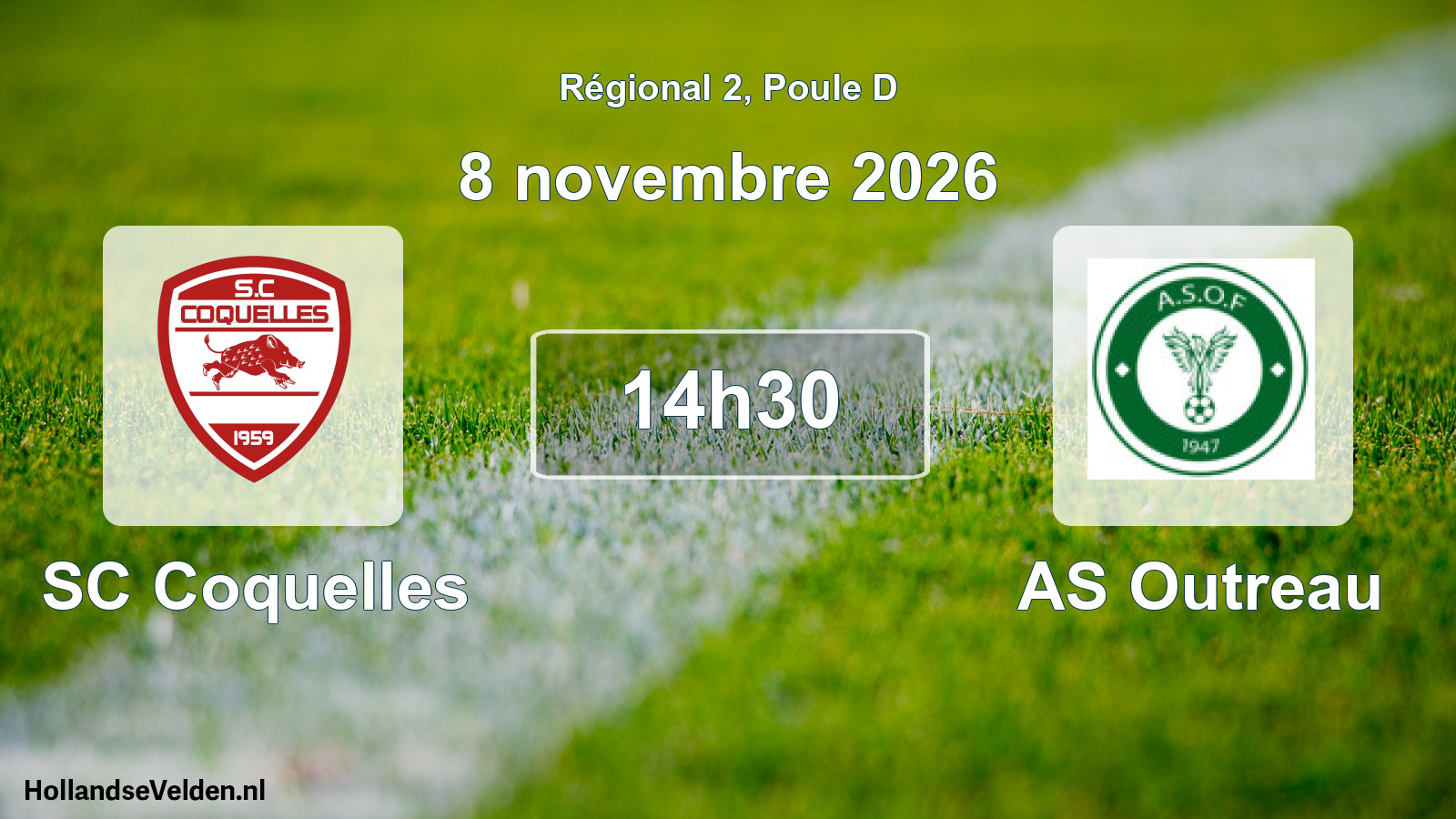 Scheduled Match: SC Coquelles - AS Outreau (8 November 2026)