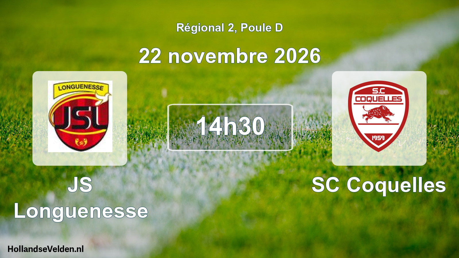 Scheduled Match: JS Longuenesse - SC Coquelles (22 November 2026)