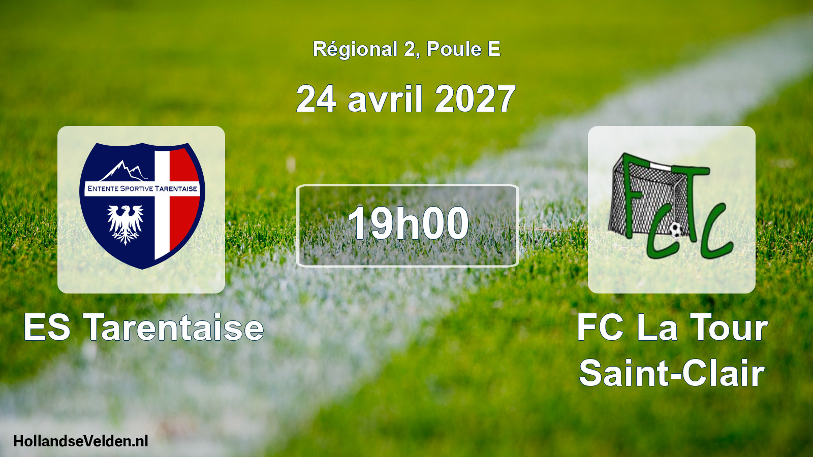 Scheduled Match: ES Tarentaise - FC La Tour Saint-Clair (24 April 2027)