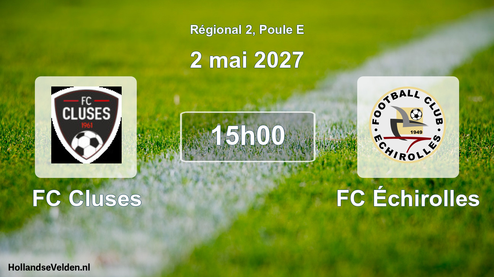 Scheduled Match: FC Cluses - FC Échirolles (2 May 2027)