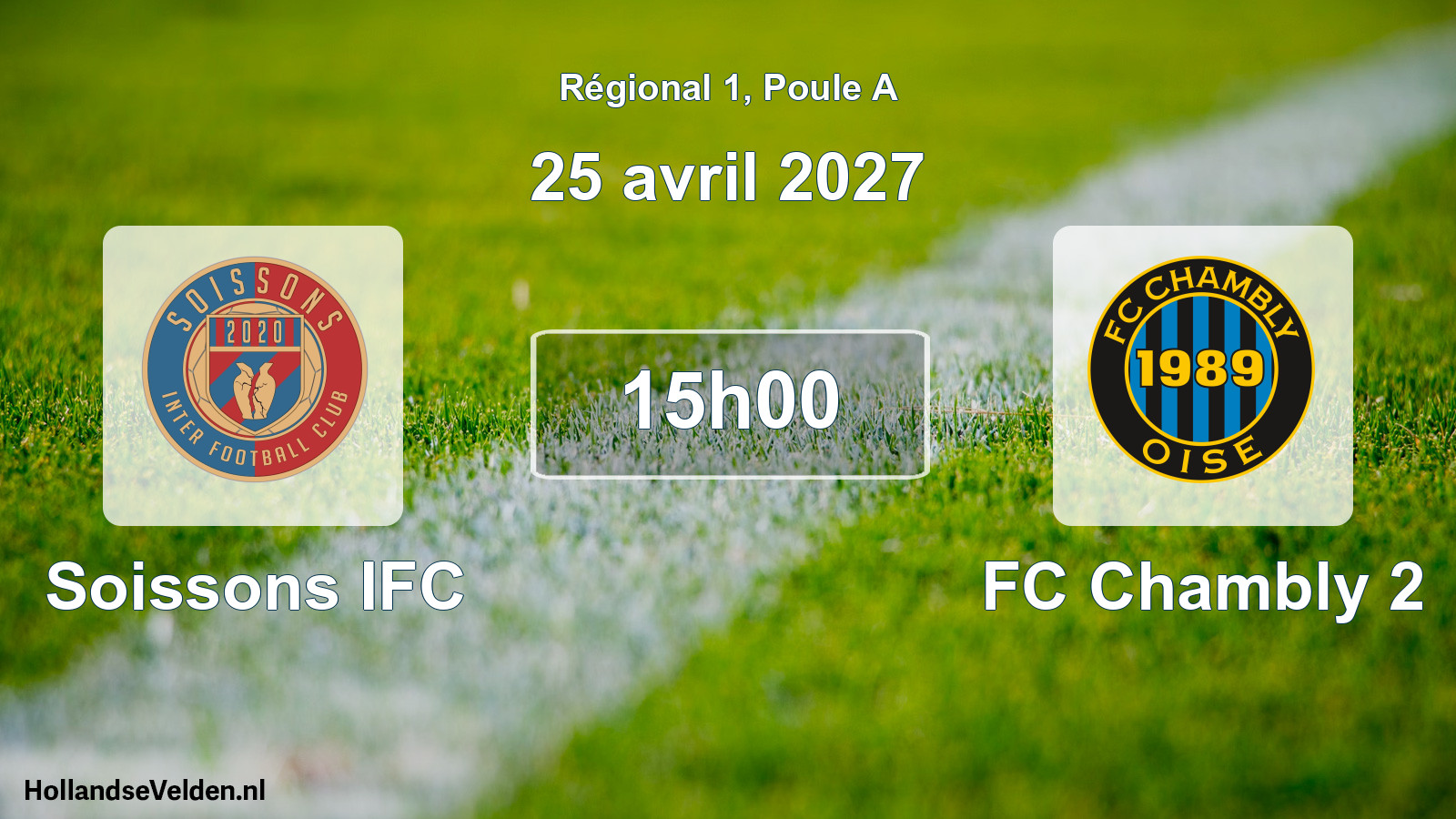Scheduled Match: Soissons IFC - FC Chambly 2 (25 April 2027)