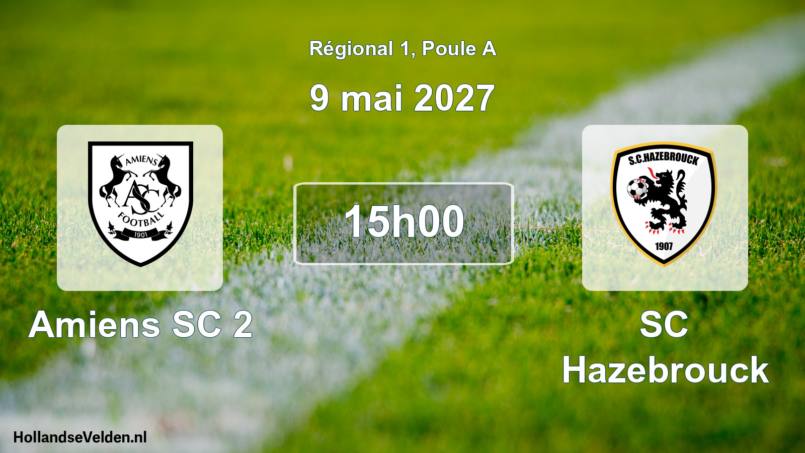 Scheduled Match: Amiens SC 2 - SC Hazebrouck (9 May 2027)