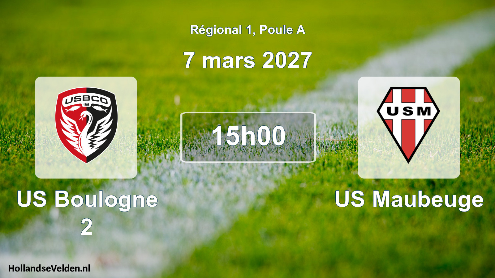 Scheduled Match: US Boulogne 2 - US Maubeuge (7 March 2027)