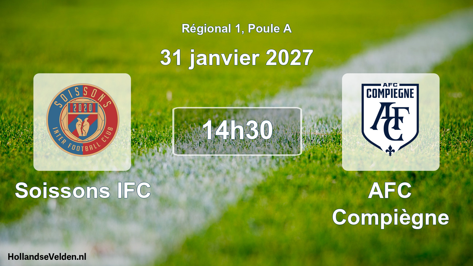 Scheduled Match: Soissons IFC - AFC Compiègne (31 January 2027)