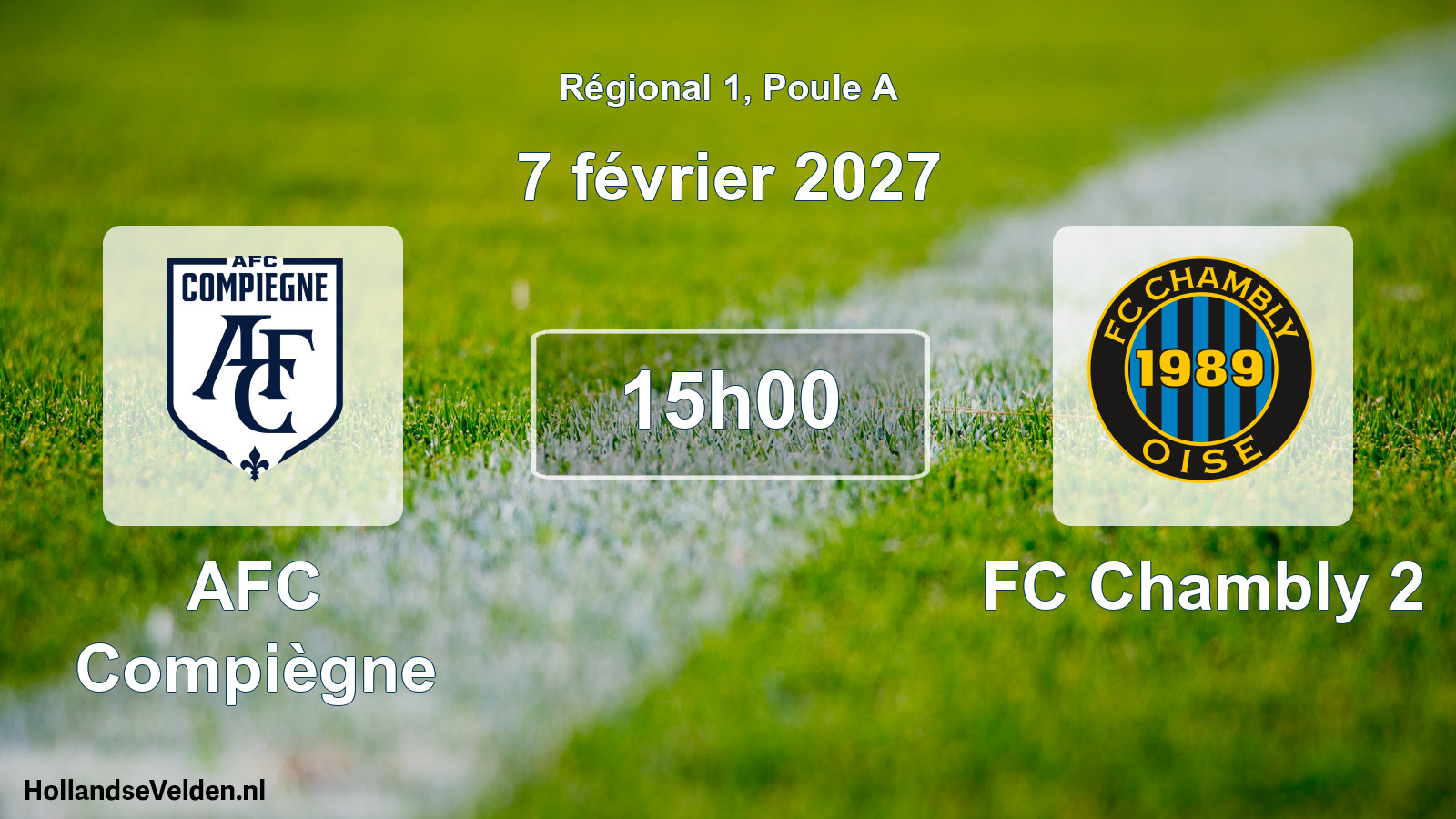 Scheduled Match: AFC Compiègne - FC Chambly 2 (7 February 2027)