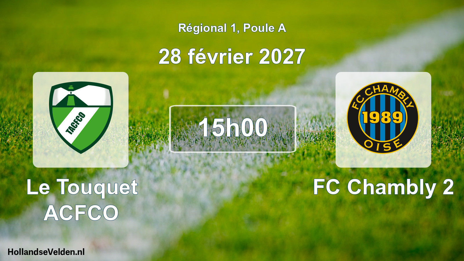 Scheduled Match: Le Touquet ACFCO - FC Chambly 2 (28 February 2027)