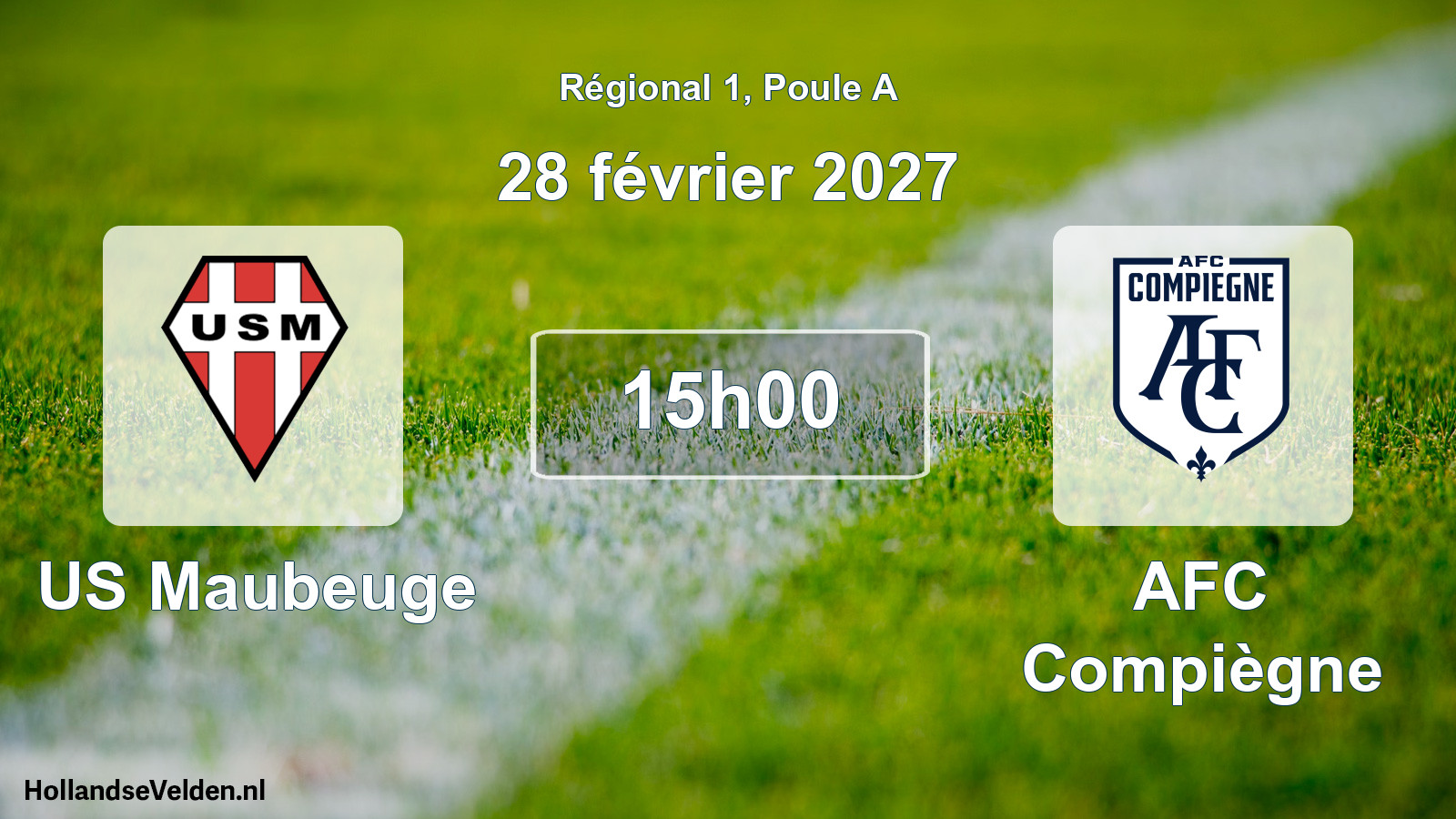 Scheduled Match: US Maubeuge - AFC Compiègne (28 February 2027)