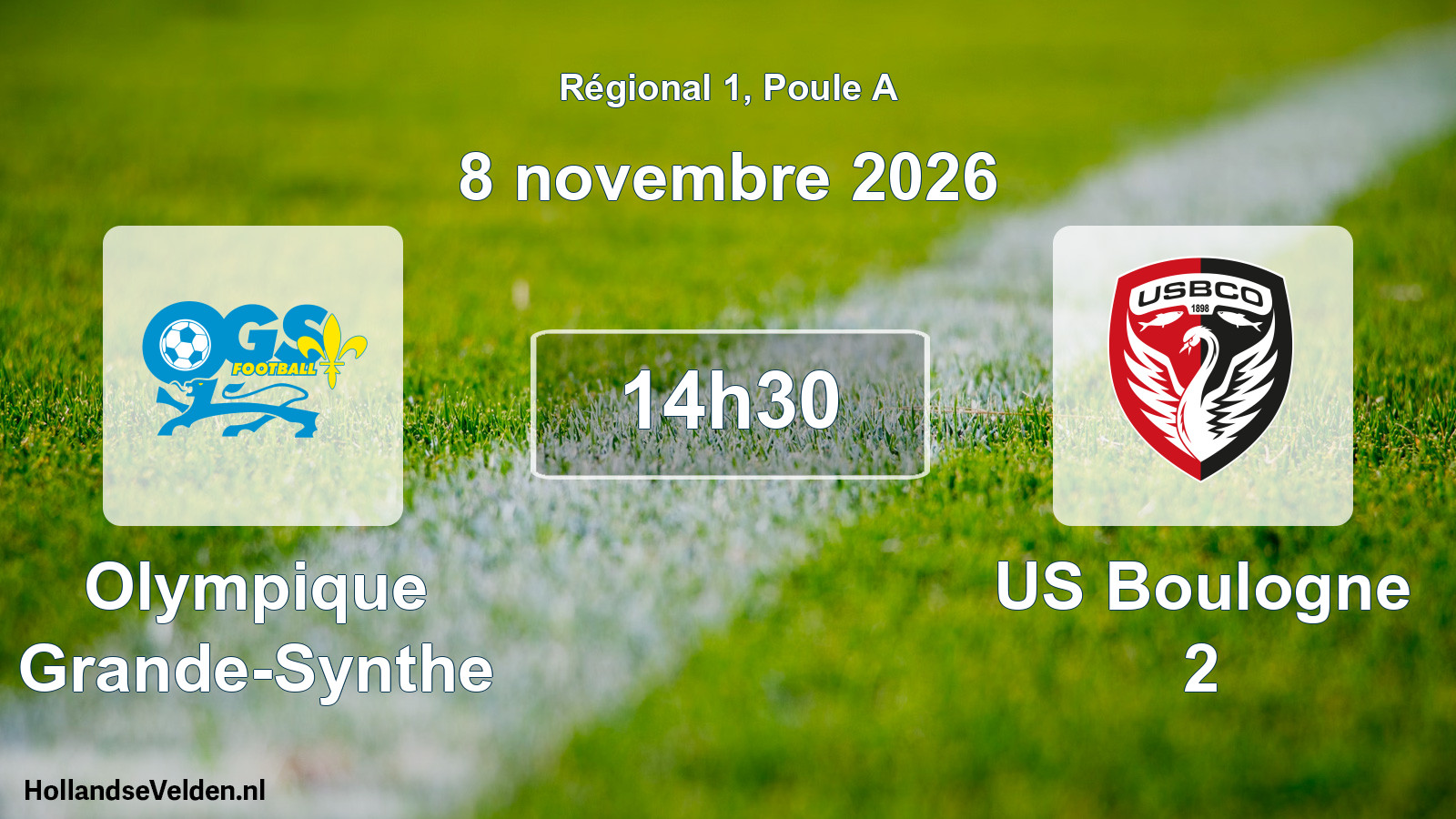 Scheduled Match: Olympique Grande-Synthe - US Boulogne 2 (8 November 2026)
