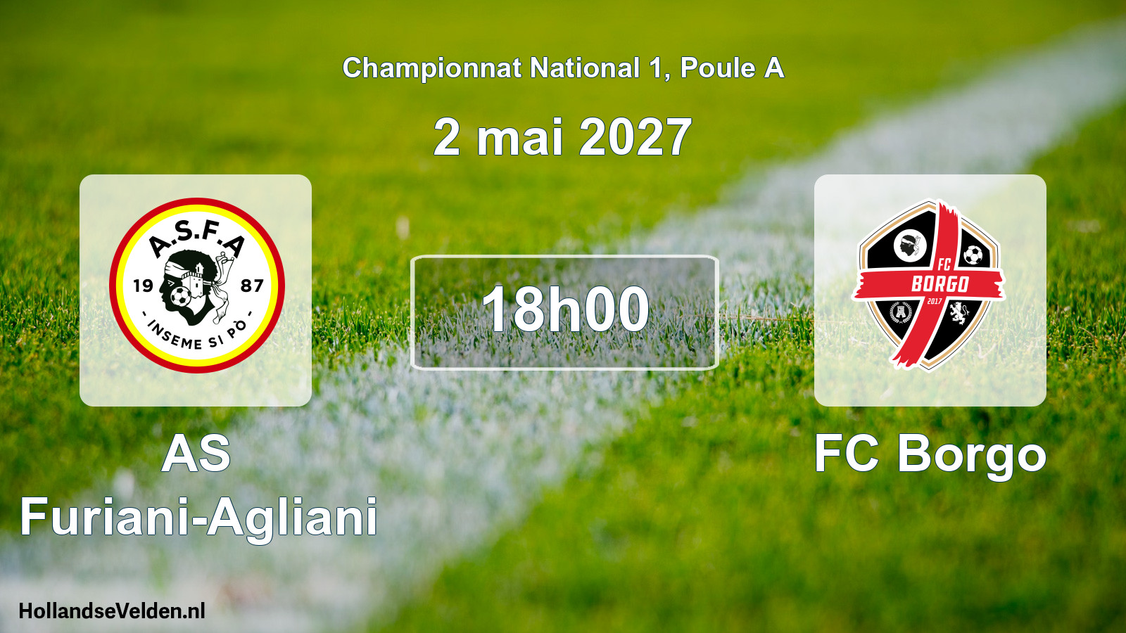 Scheduled Match: AS Furiani-Agliani - FC Borgo (2 May 2027)