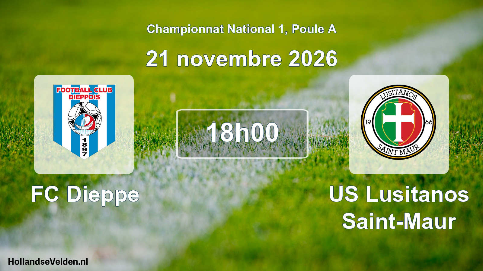Scheduled Match: FC Dieppe - US Lusitanos Saint-Maur (21 November 2026)