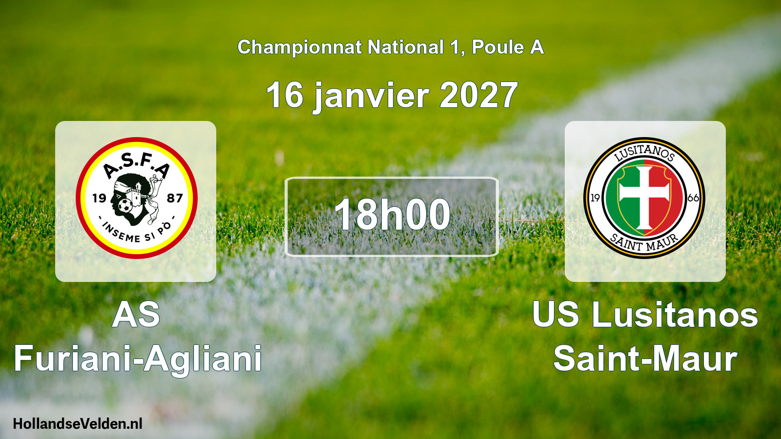 Scheduled Match: AS Furiani-Agliani - US Lusitanos Saint-Maur (16 January 2027)