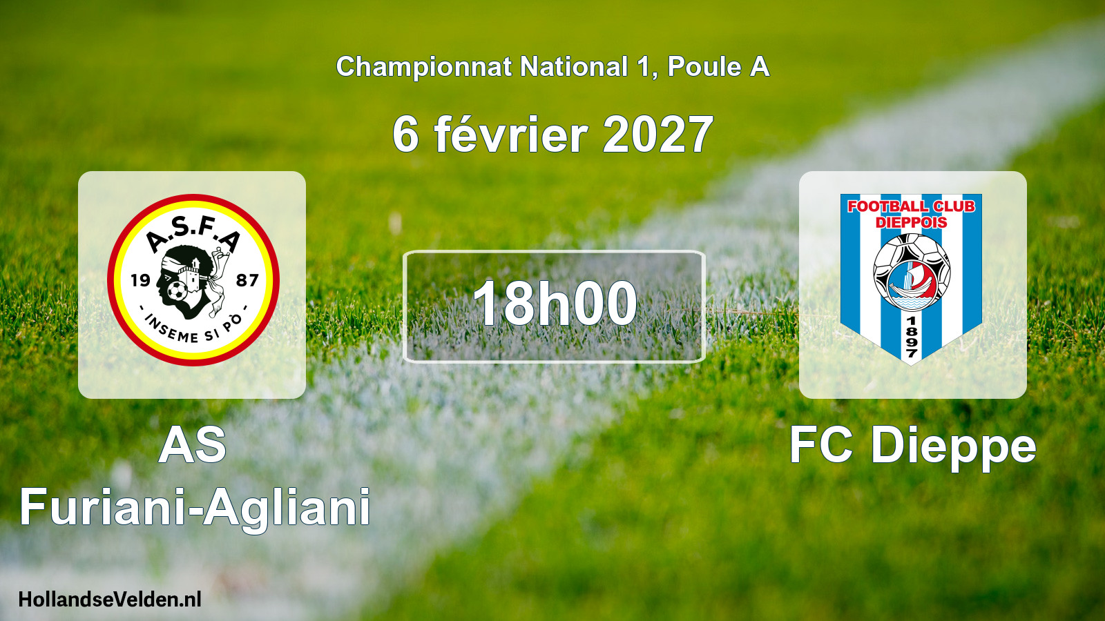 Scheduled Match: AS Furiani-Agliani - FC Dieppe (6 February 2027)