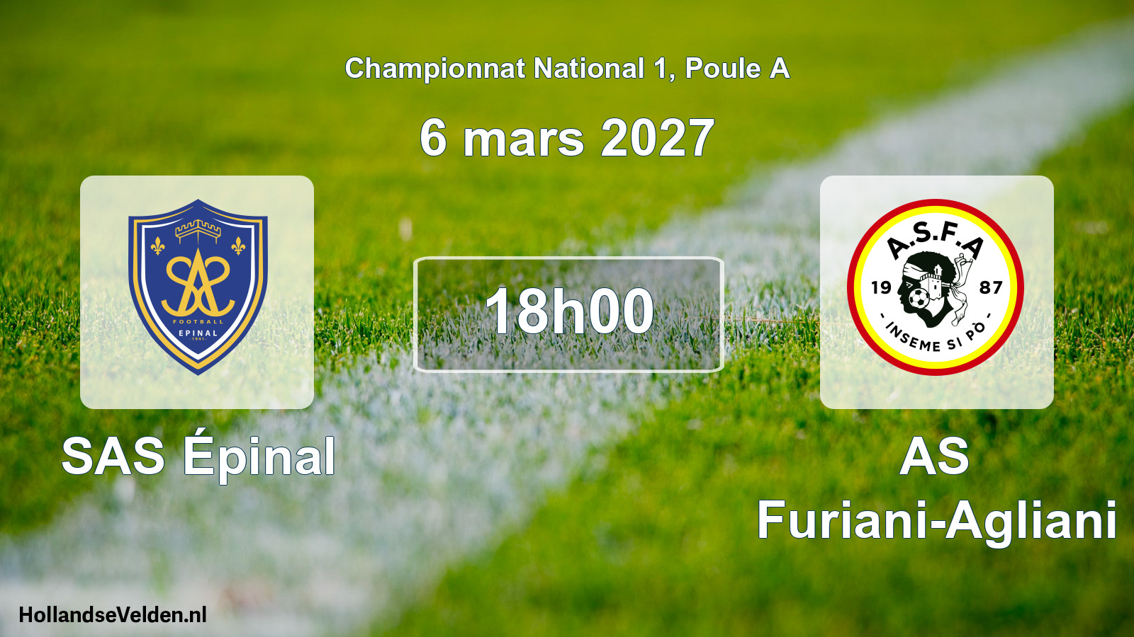 Scheduled Match: SAS Épinal - AS Furiani-Agliani (6 March 2027)