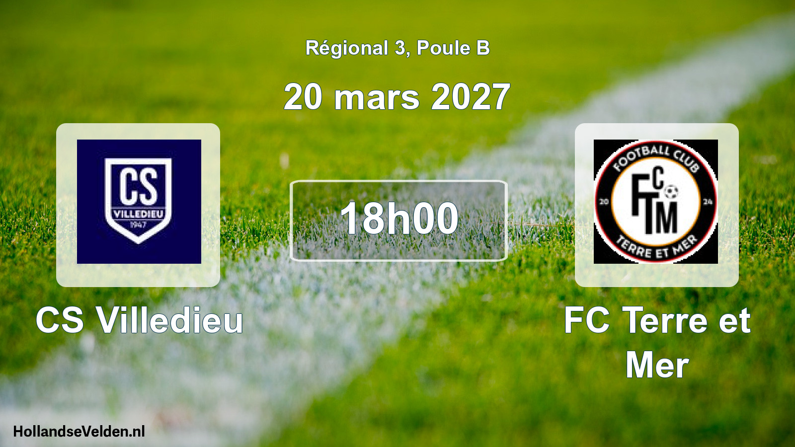 Scheduled Match: CS Villedieu - FC Terre et Mer (20 March 2027)