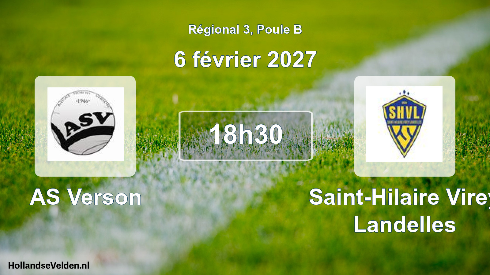 Match programmé: AS Verson - Saint-Hilaire Virey Landelles (6 février 2027)
