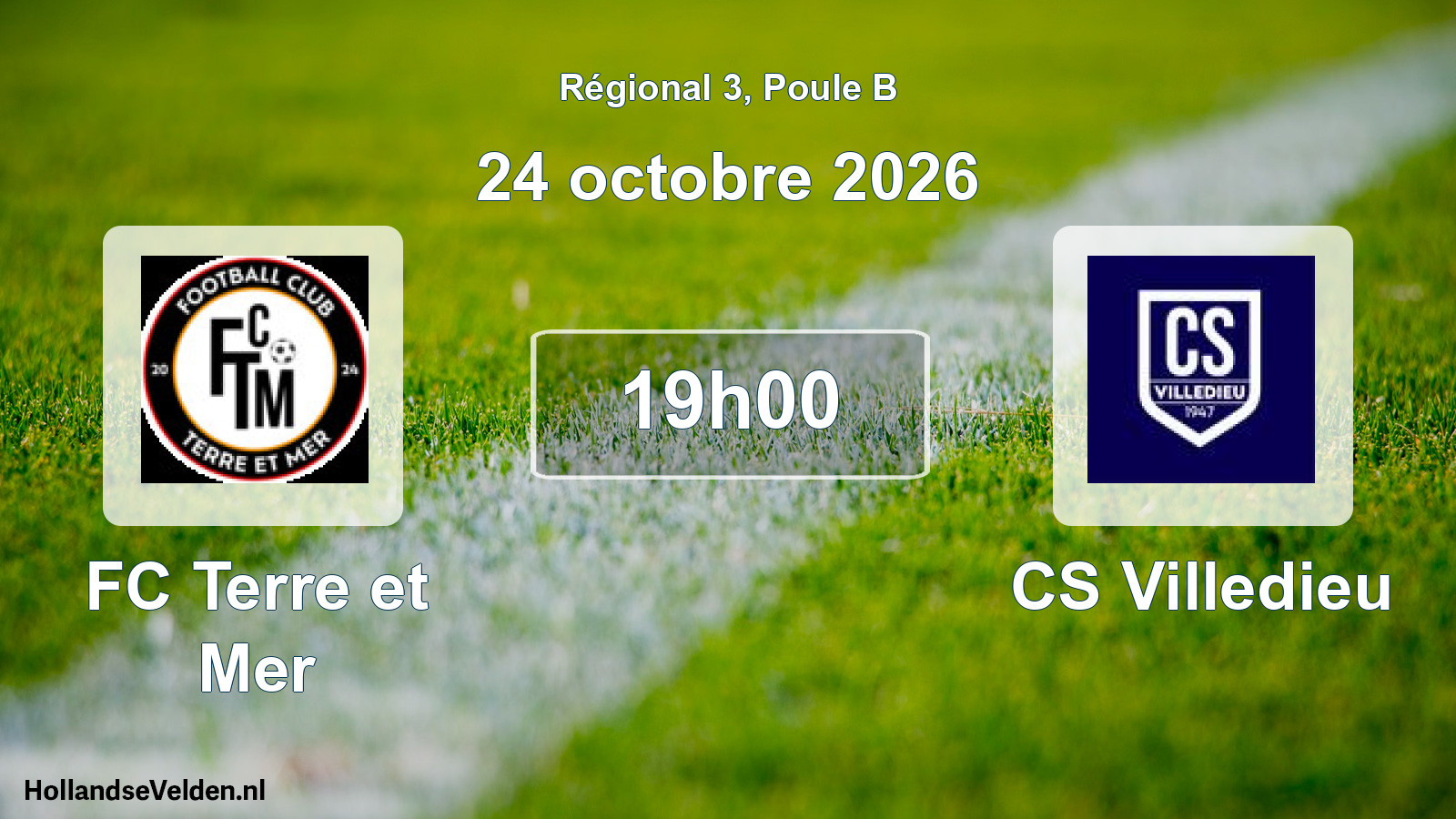 Scheduled Match: FC Terre et Mer - CS Villedieu (24 October 2026)