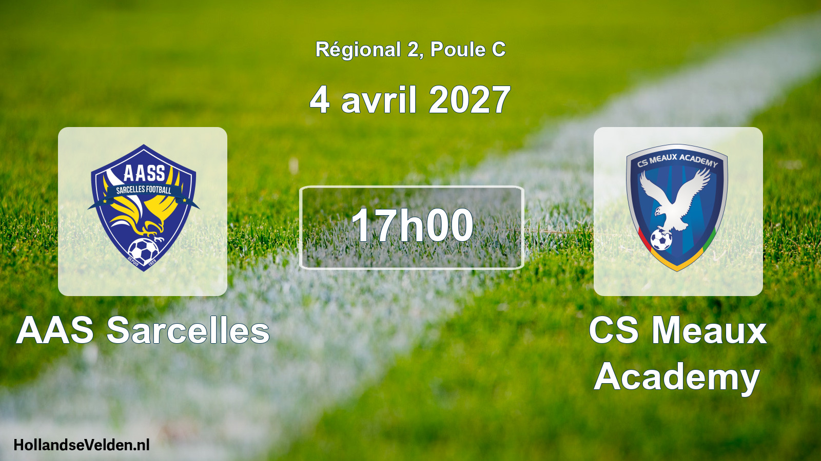Scheduled Match: AAS Sarcelles - CS Meaux Academy (4 April 2027)