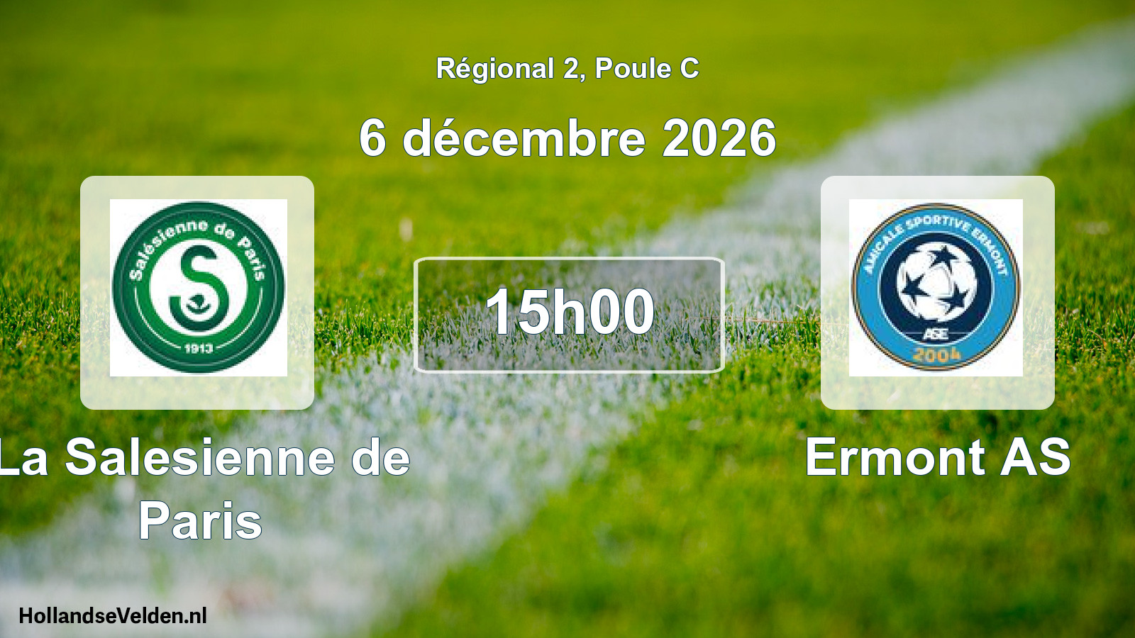 Scheduled Match: La Salesienne de Paris - Ermont AS (6 December 2026)