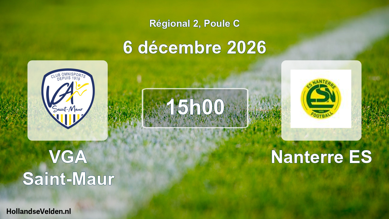 Scheduled Match: VGA Saint-Maur - Nanterre ES (6 December 2026)