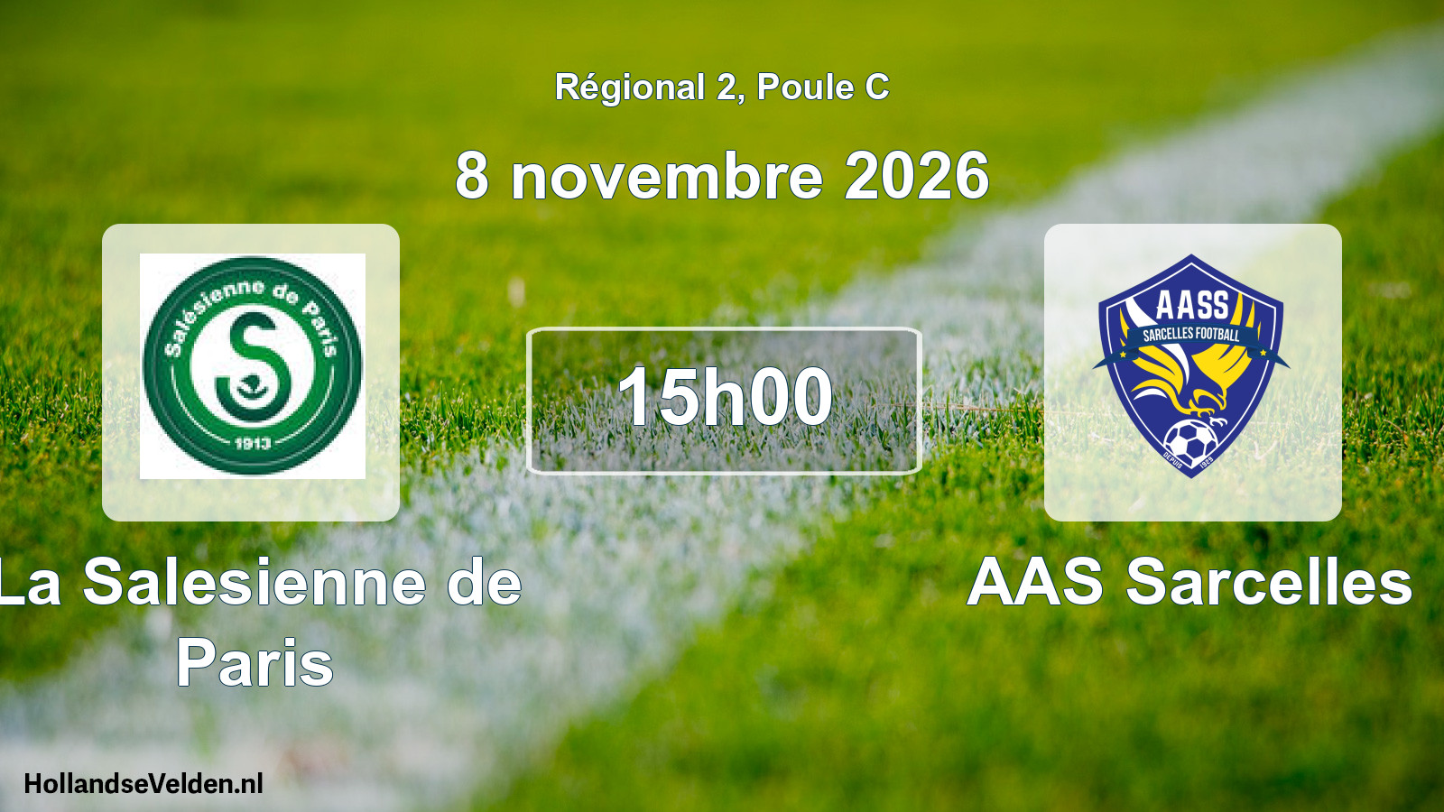 Scheduled Match: La Salesienne de Paris - AAS Sarcelles (8 November 2026)