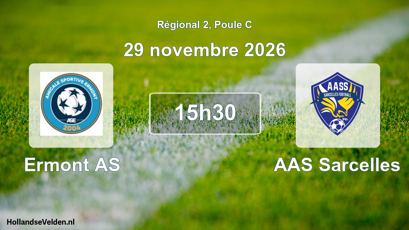 Scheduled Match: Ermont AS - AAS Sarcelles (29 November 2026)
