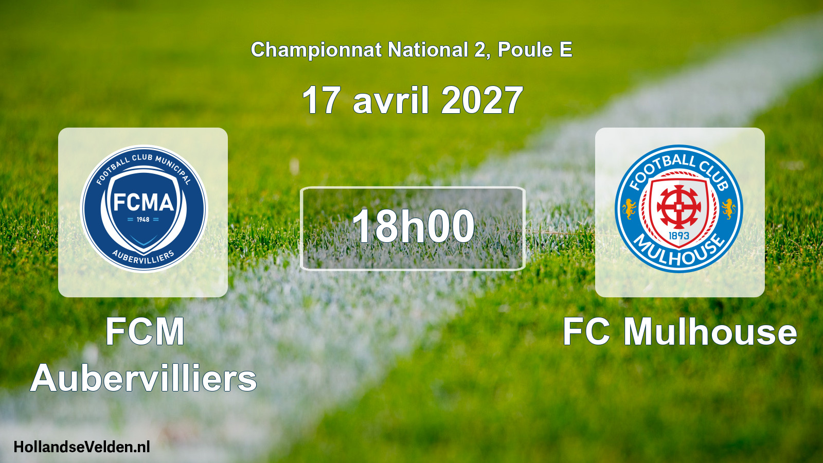 Scheduled Match: FCM Aubervilliers - FC Mulhouse (17 April 2027)