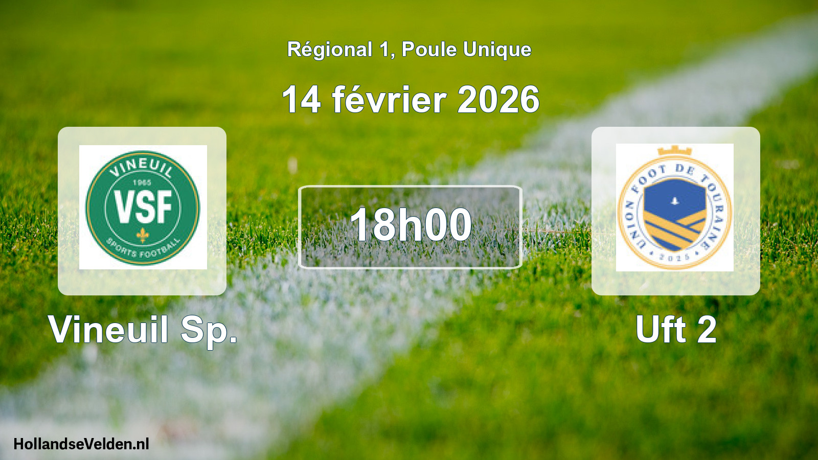 Scheduled Match: Vineuil Sp. - Uft 2 (14 February 2026)