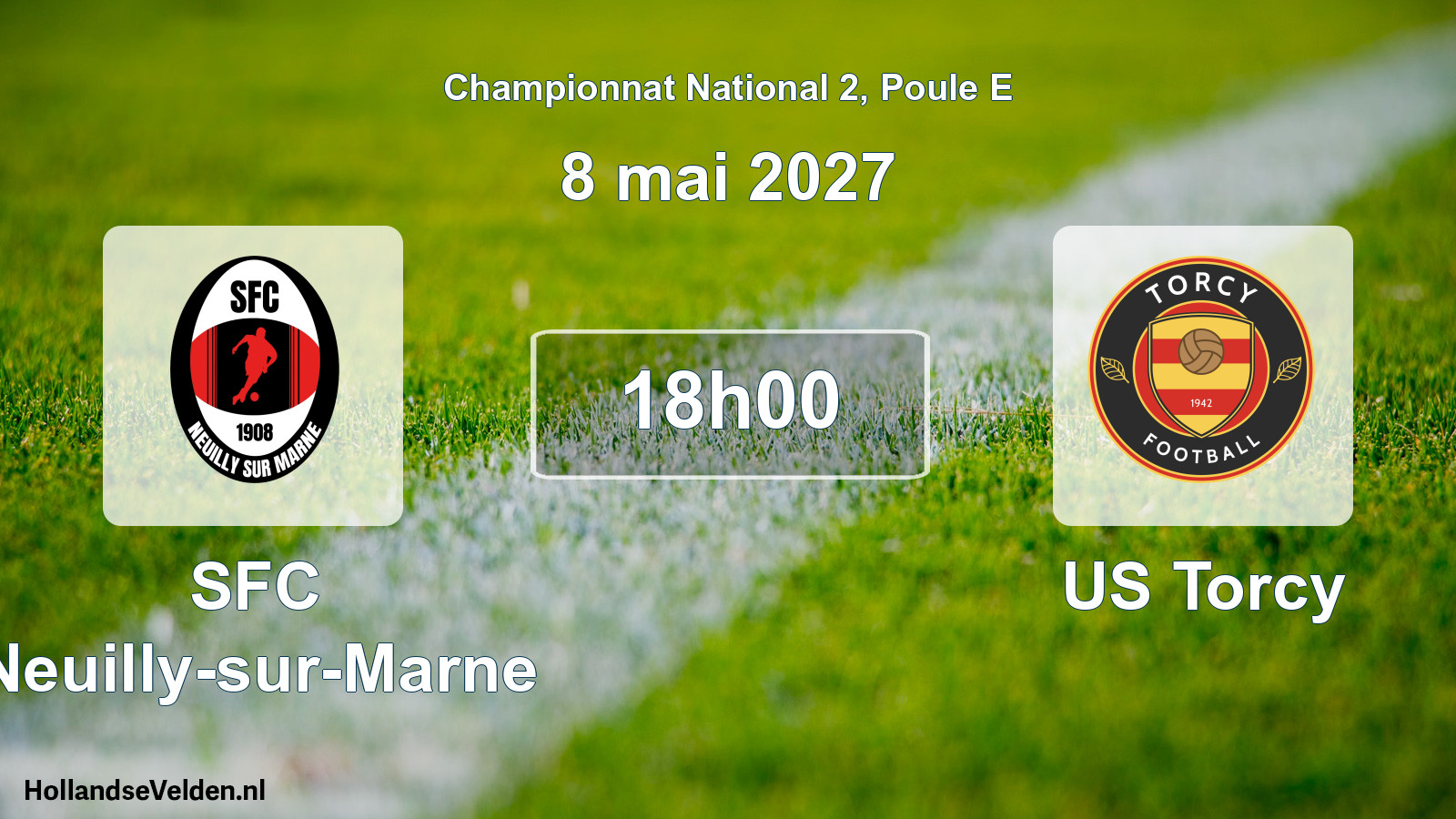 Scheduled Match: SFC Neuilly-sur-Marne - US Torcy (8 May 2027)