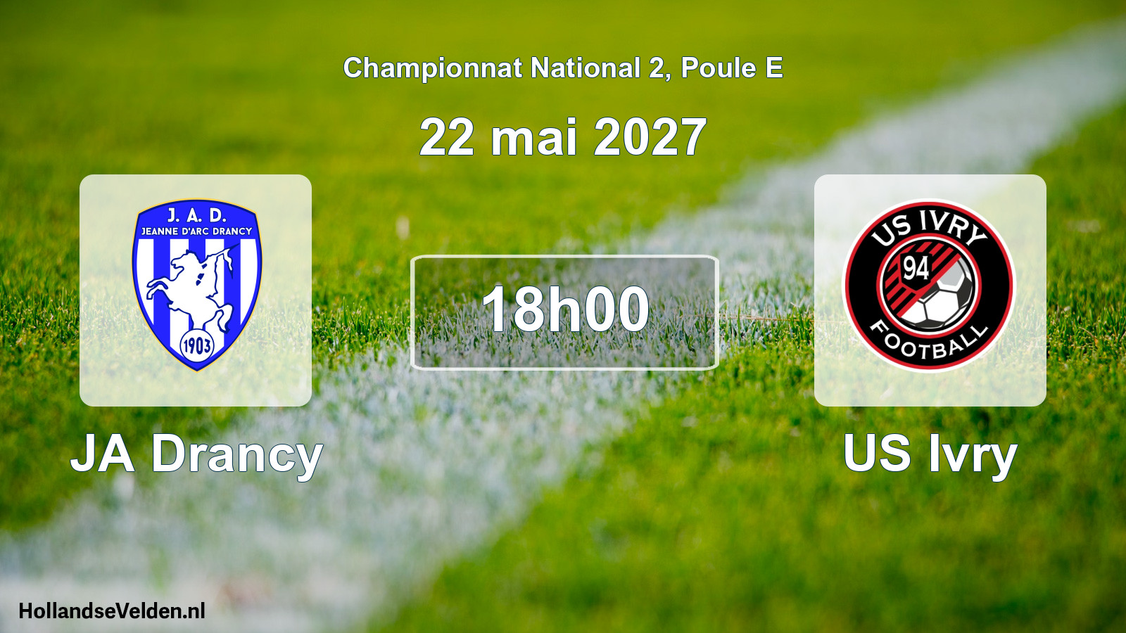 Scheduled Match: JA Drancy - US Ivry (22 May 2027)