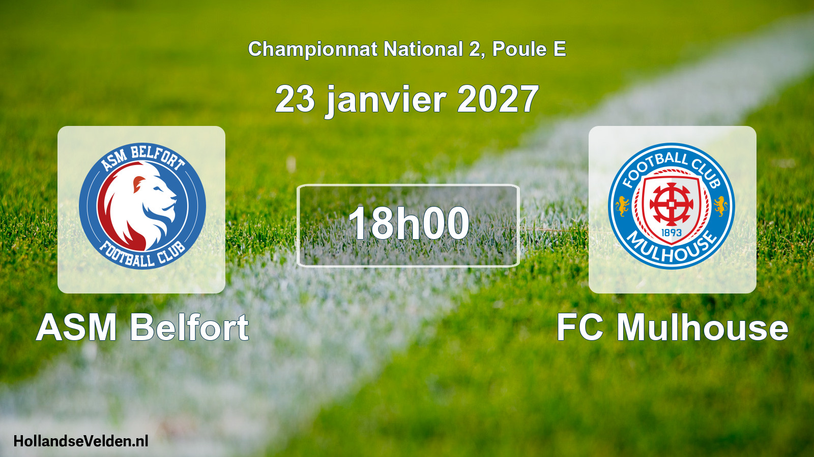 Scheduled Match: ASM Belfort - FC Mulhouse (23 January 2027)