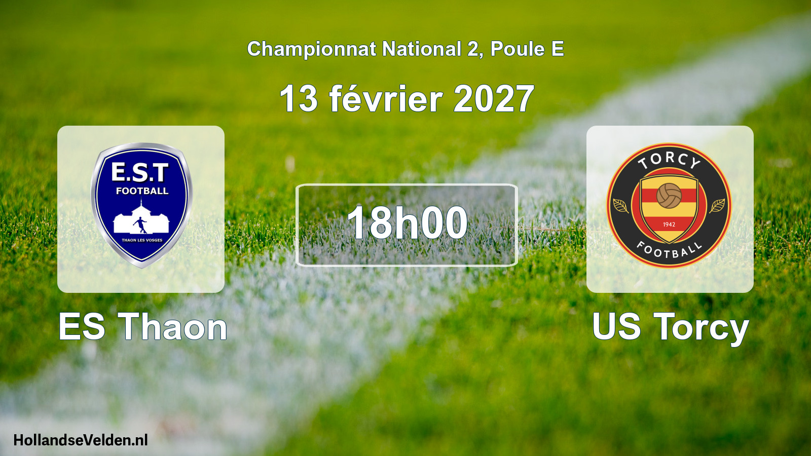 Scheduled Match: ES Thaon - US Torcy (13 February 2027)