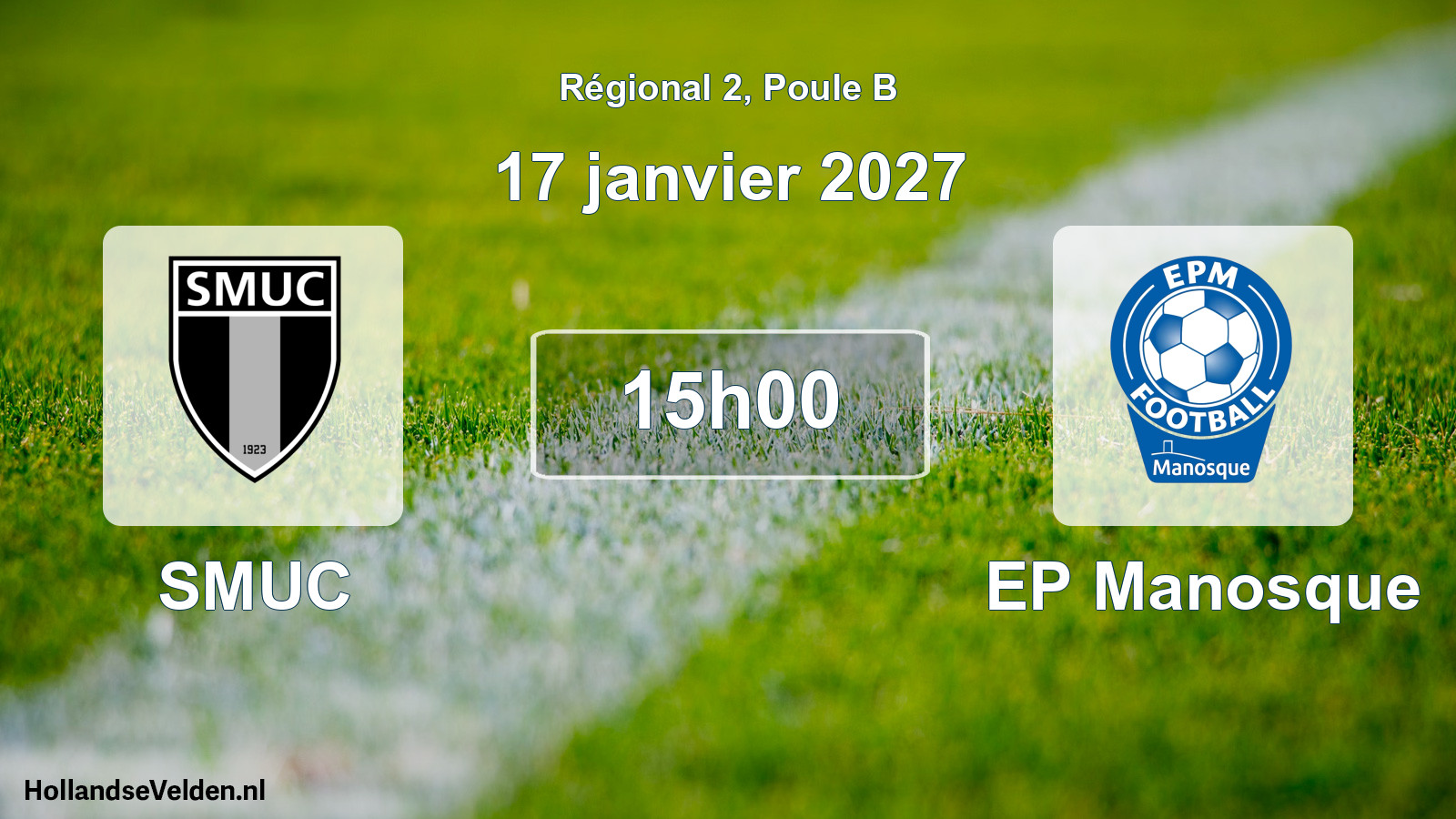 Scheduled Match: SMUC - EP Manosque (17 January 2027)