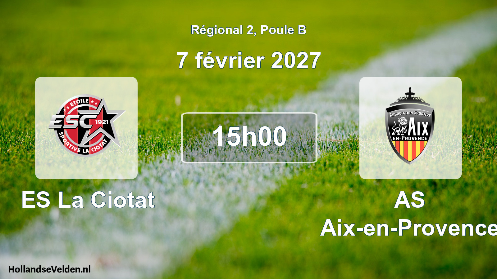 Scheduled Match: ES La Ciotat - AS Aix-en-Provence (7 February 2027)
