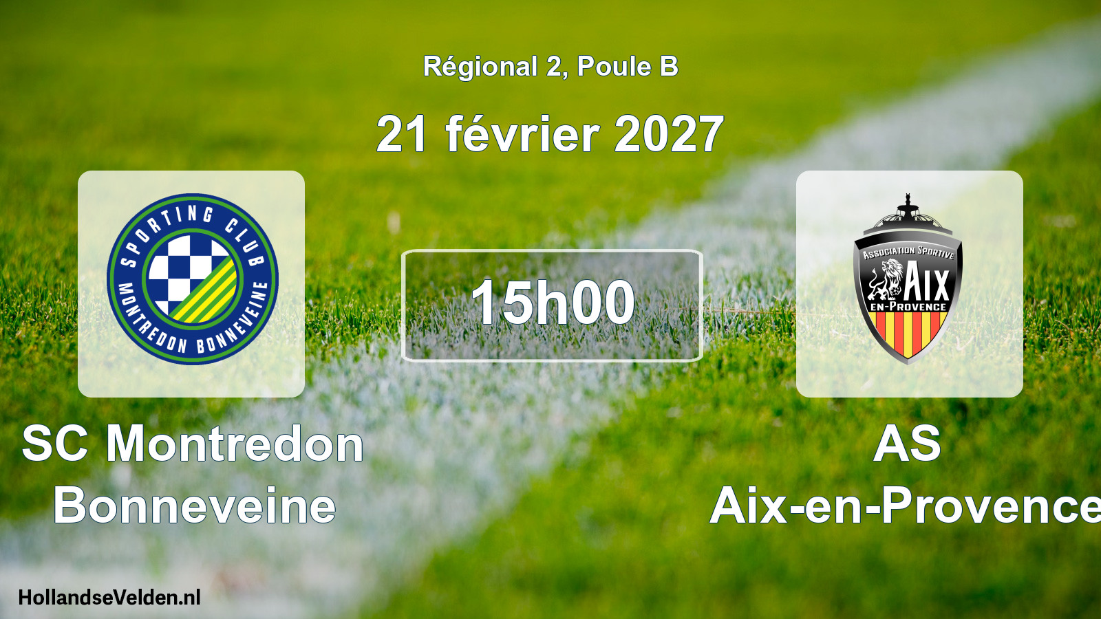Scheduled Match: SC Montredon Bonneveine - AS Aix-en-Provence (21 February 2027)