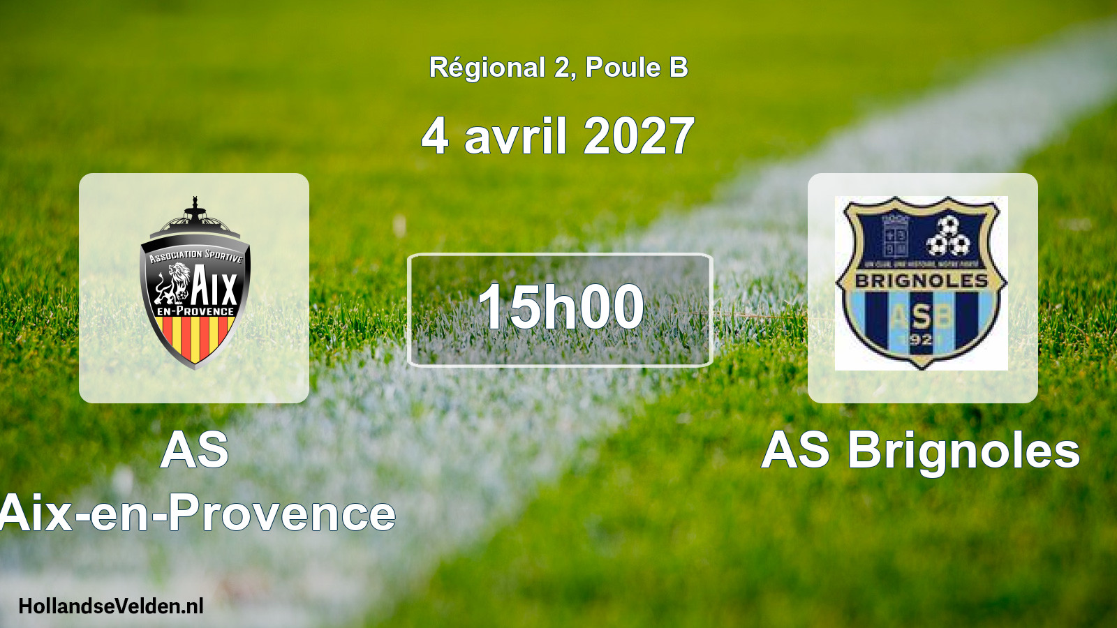 Scheduled Match: AS Aix-en-Provence - AS Brignoles (4 April 2027)