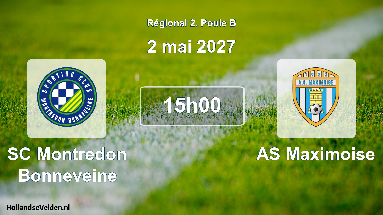 Match programmé: SC Montredon Bonneveine - AS Maximoise (2 mai 2027)