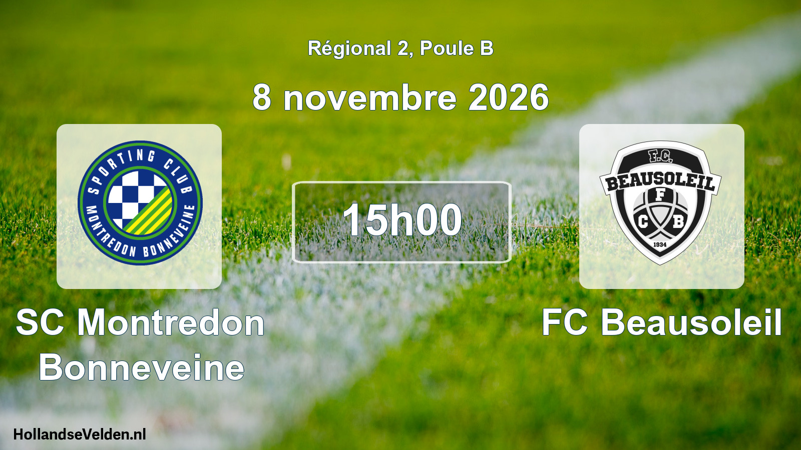 Scheduled Match: SC Montredon Bonneveine - FC Beausoleil (8 November 2026)