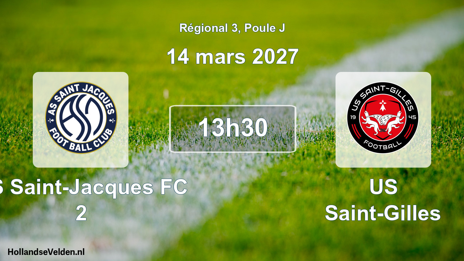 Scheduled Match: AS Saint-Jacques FC 2 - US Saint-Gilles (14 March 2027)