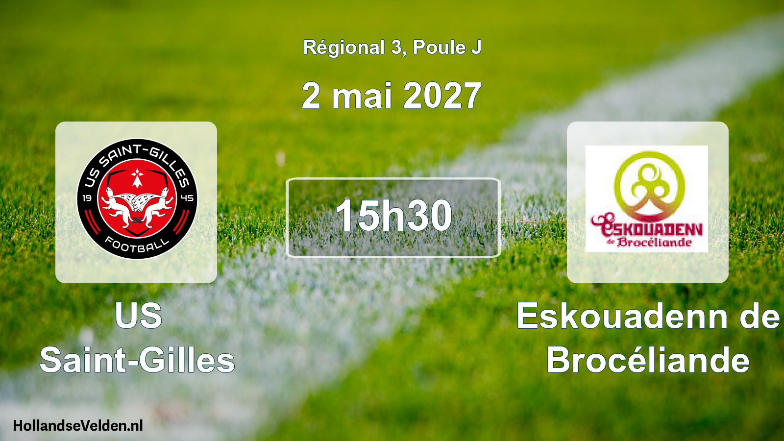Match programmé: US Saint-Gilles - Eskouadenn de Brocéliande (2 mai 2027)