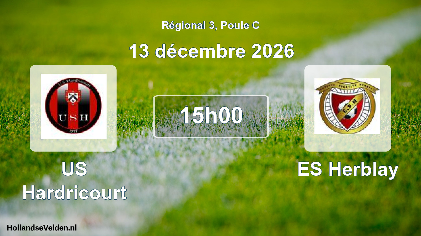 Scheduled Match: US Hardricourt - ES Herblay (13 December 2026)