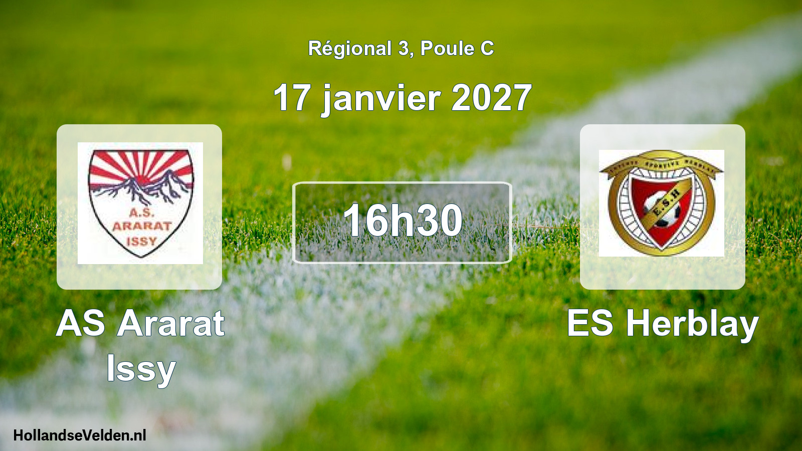 Scheduled Match: AS Ararat Issy - ES Herblay (17 January 2027)