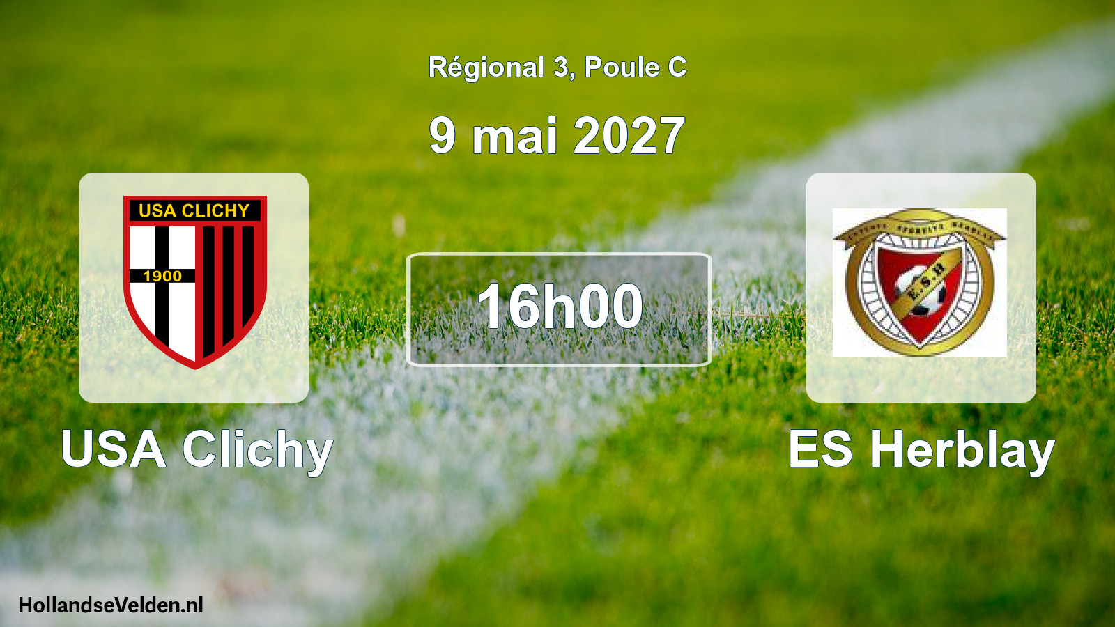 Scheduled Match: USA Clichy - ES Herblay (9 May 2027)